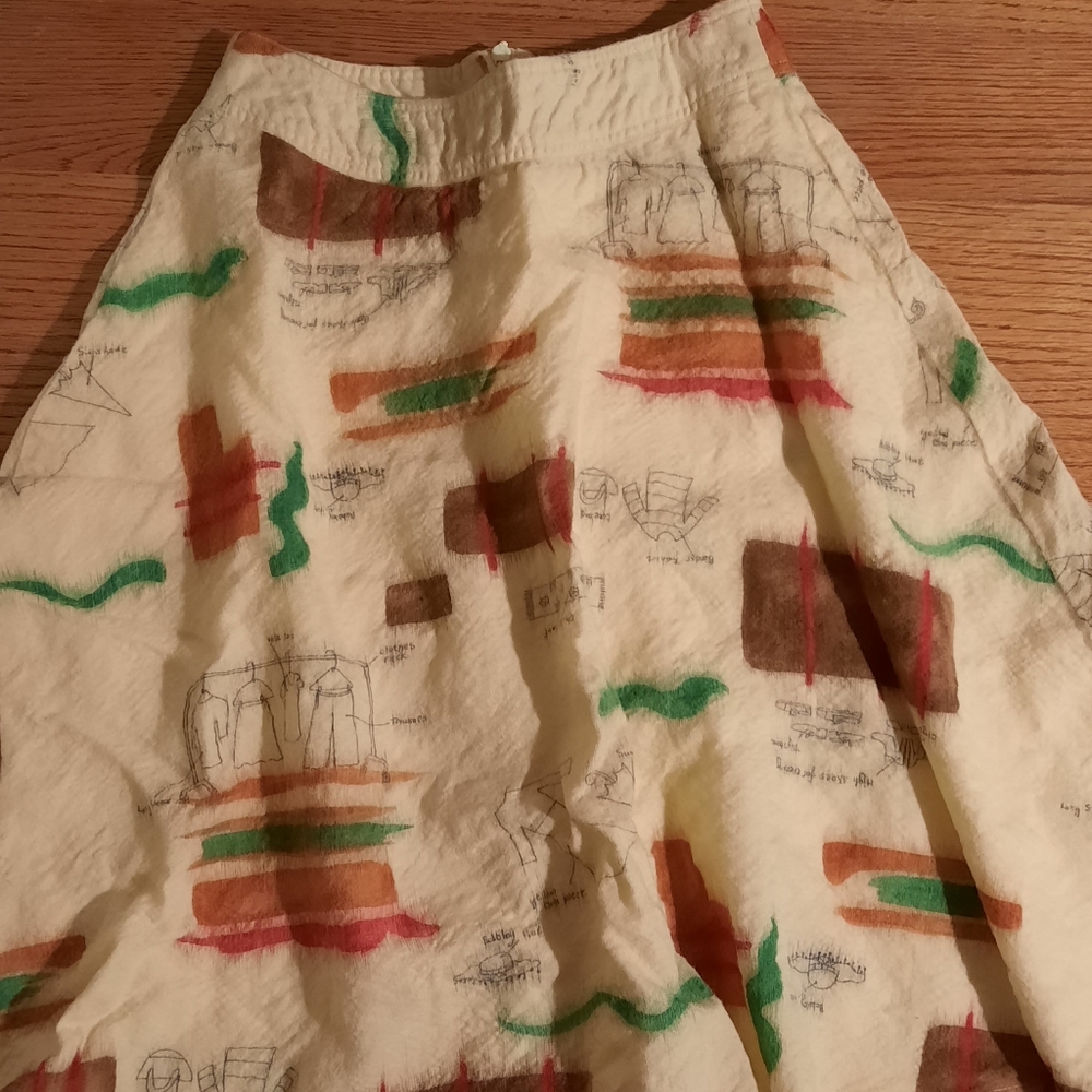 Vintage Yellow Brand Skirt